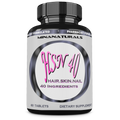 HSN 40 Hair Growth Vitamins – 40-Ingredient Hair, Skin & Nails Formula with 10,000 mcg Biotin, Collagen, Keratin & DHT Support – 60 Tablets