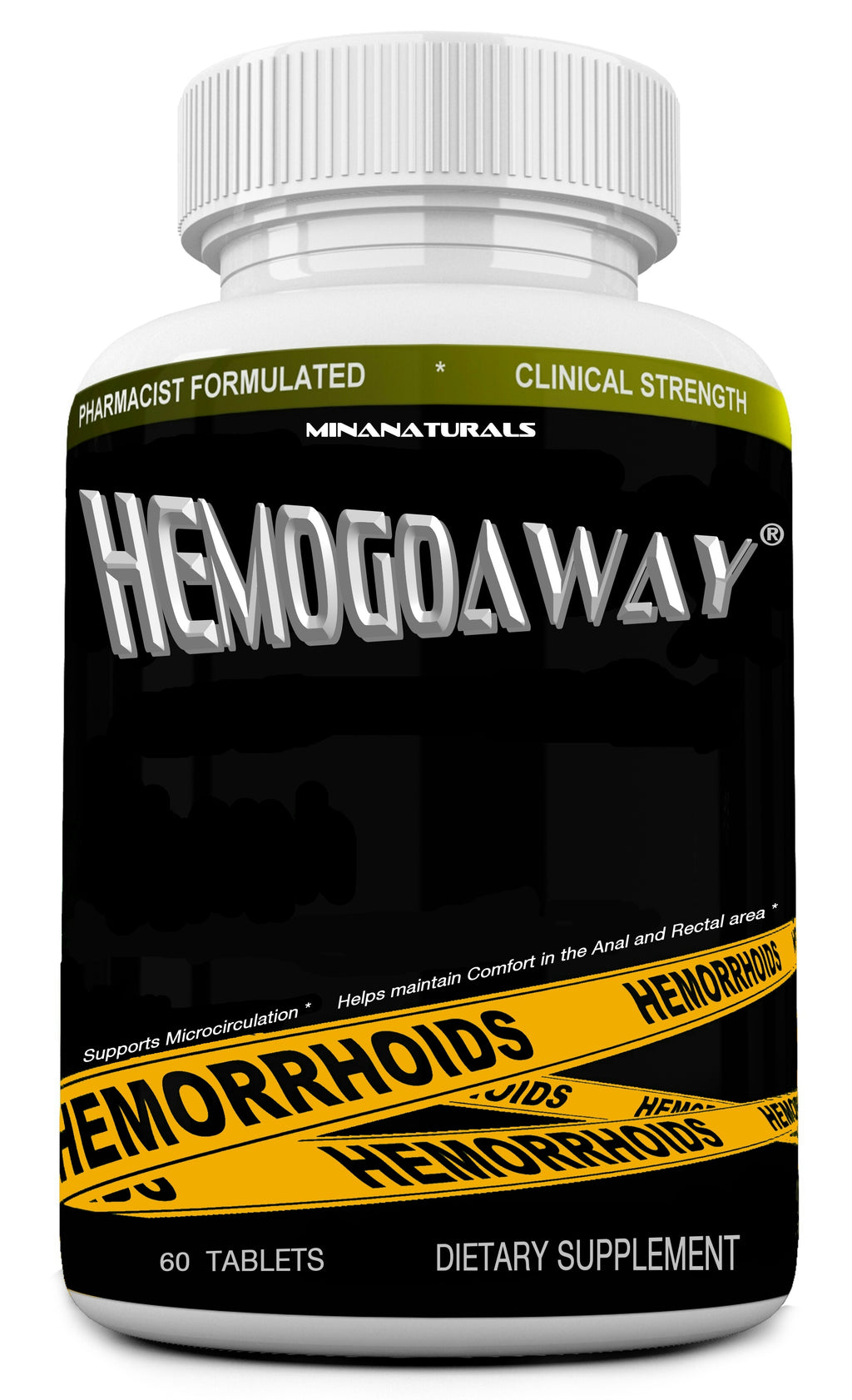 HEMOGOAWAY® Natural Hemorrhoid Relief Pills. 60 Tablets