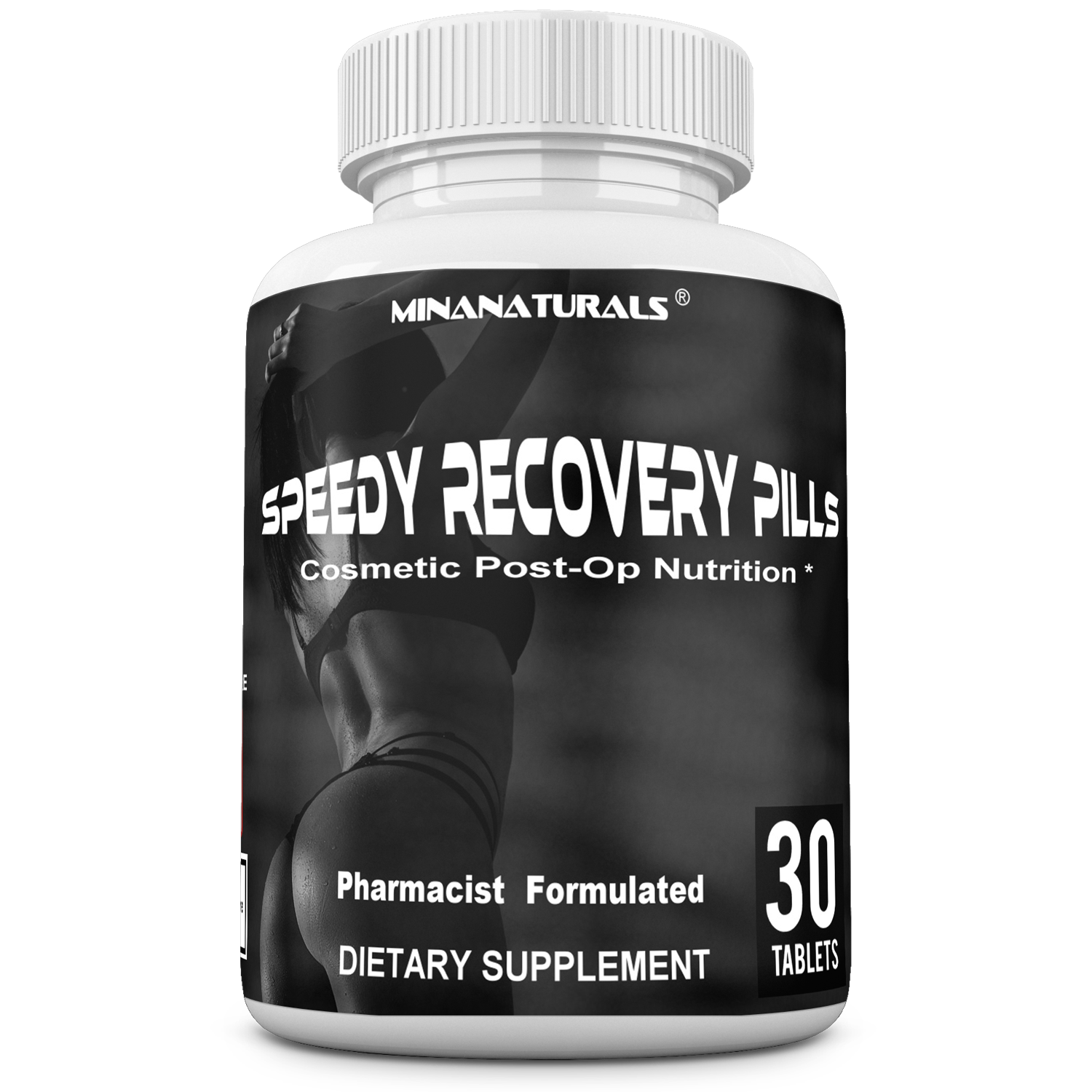 SPEEDY RECOVERY Pills Post Surgery Recovery Supplement. Scar Support Vitamins. Promotes Collagen and Fast Wound Healing. Specially Formulated for Post op Cosmetic Surgeries. 30 Tablets