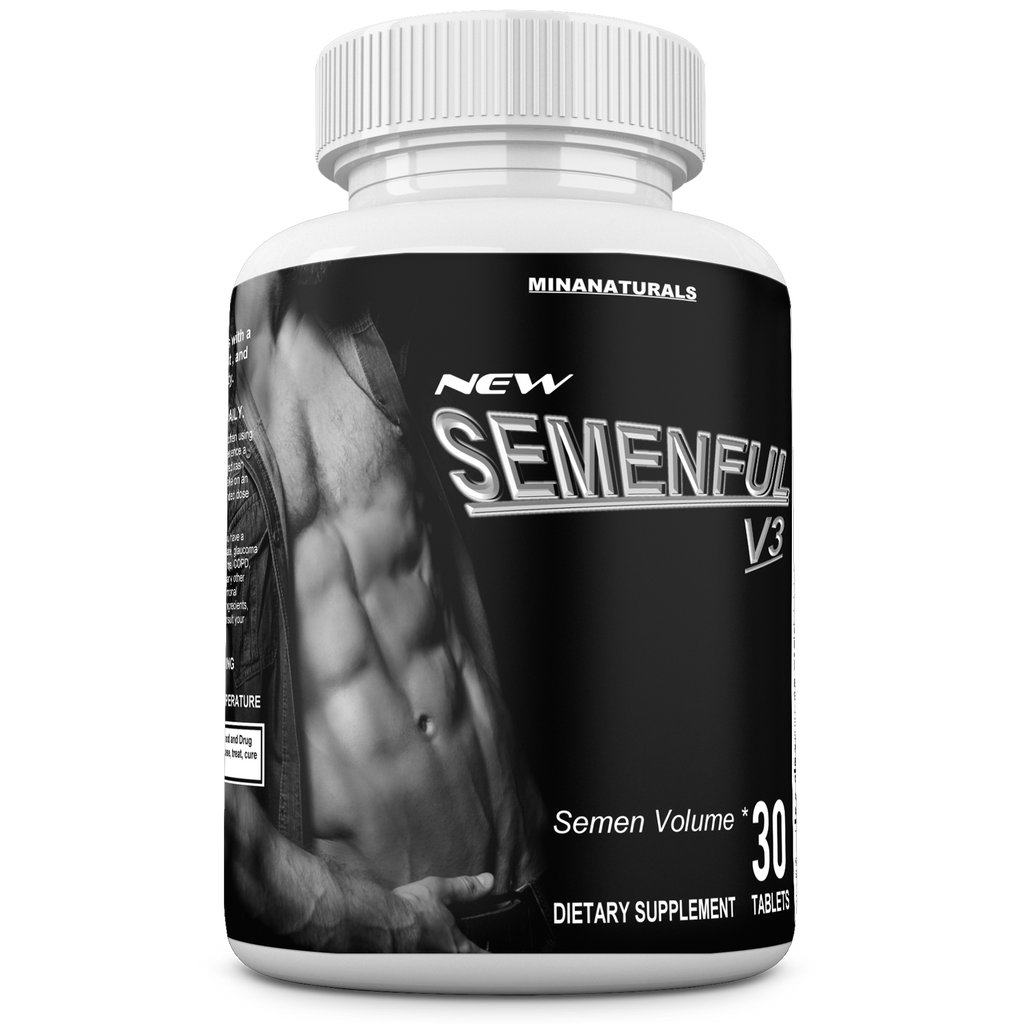 SEMENFUL V3 - Semen Volume Booster for Men – Male Fertility & Ejaculation Enhancer – Sperm Count & Libido Support with Maca, Zinc, Ginseng – 30 Tablets – Made in USA