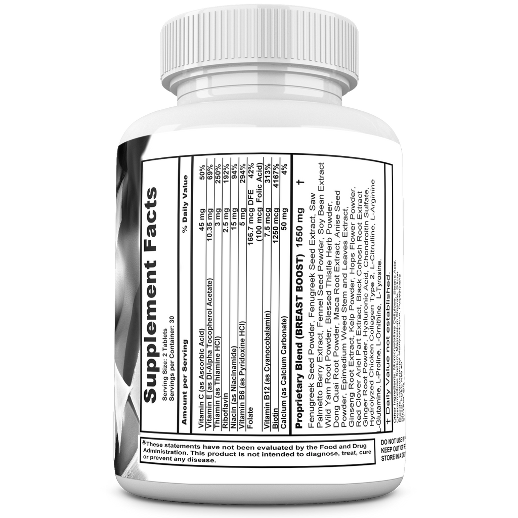 NIPPLEXAN  Natural Nipple Enlargement. Get Bigger Nipples and Fuller Breasts – Round, Full and more Sensitive Nipples. 60 Tablets