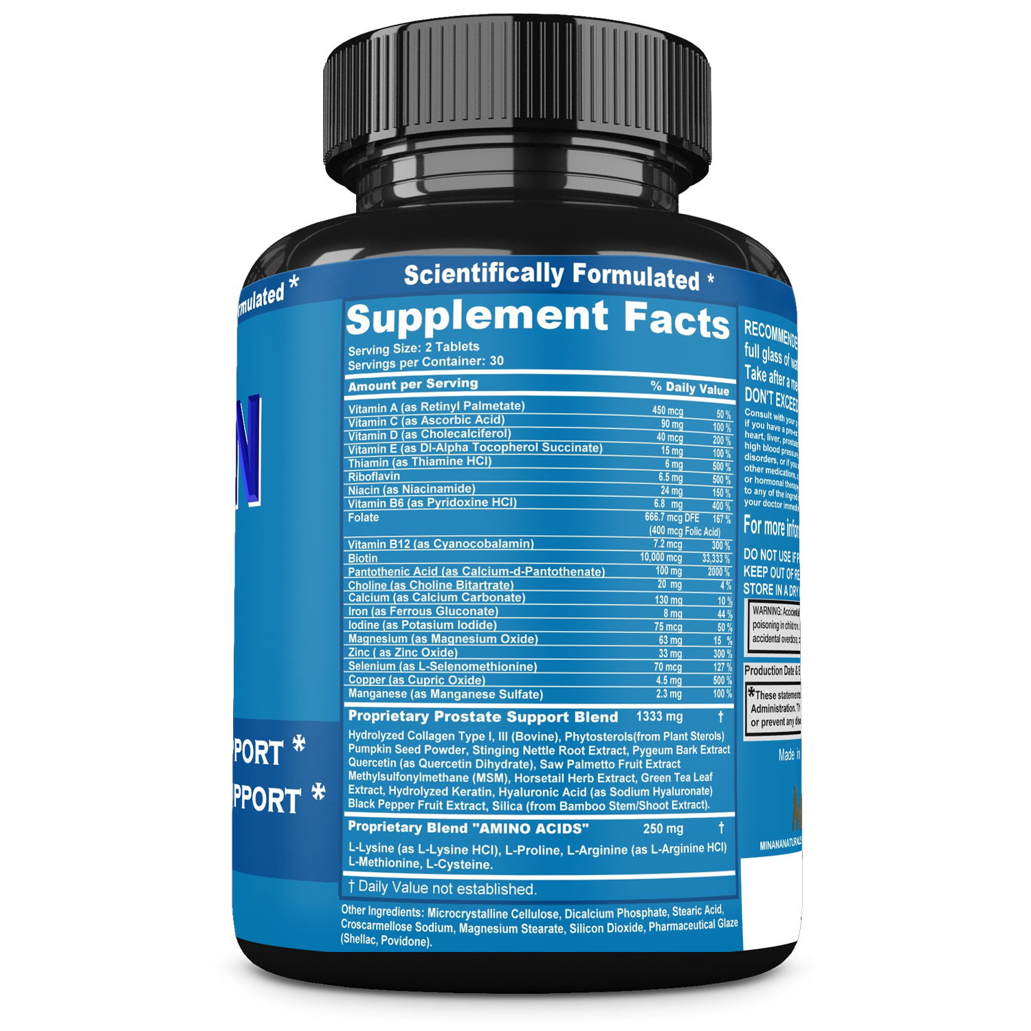 PROSTAVON Prostate Support Supplement for Men – Saw Palmetto, Pygeum, Pumpkin Seed & Nettle – Supports Prostate Function & Urinary Flow – Daily Men’s Prostate Vitamins & Minerals – 60 Tablets, Made in USA