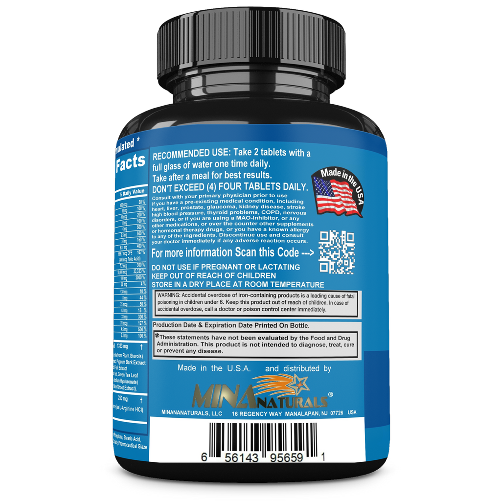 PROSTAVON Prostate Support Supplement for Men – Saw Palmetto, Pygeum, Pumpkin Seed & Nettle – Supports Prostate Function & Urinary Flow – Daily Men’s Prostate Vitamins & Minerals – 60 Tablets, Made in USA