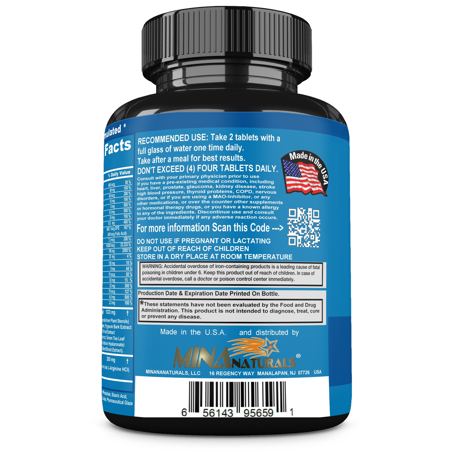 PROSTAVON Prostate Support Supplement for Men – Saw Palmetto, Pygeum, Pumpkin Seed & Nettle – Supports Prostate Function & Urinary Flow – Daily Men’s Prostate Vitamins & Minerals – 60 Tablets, Made in USA