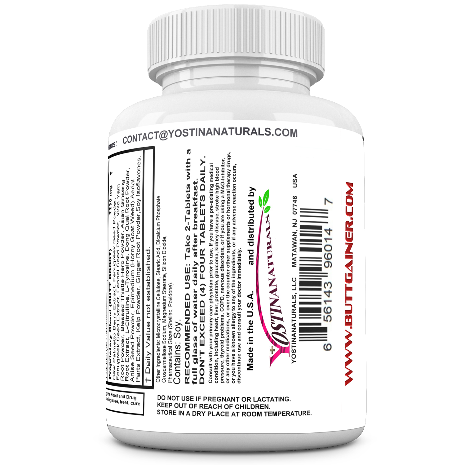 BUTTGAINER  Natural Butt Enlargement, Booty Enhancement. Butt enhancer Pills. Get Bigger Glutes Fast. 60 Tablets