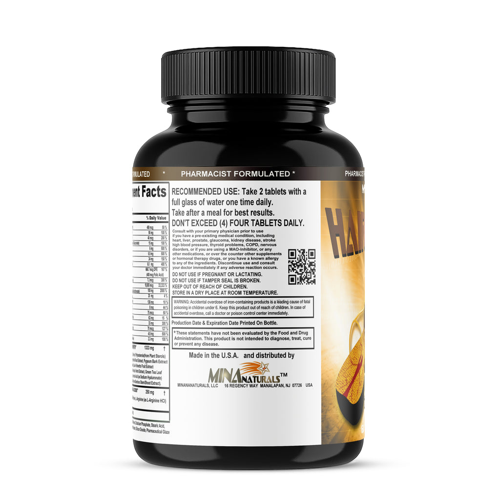 HAIROGAIN DHT  Blocker. Support Hair Growth. 10000 mcg Biotin, Keratin, Collagen, Iron and Hair Vitamins. Decrease Hair loss And Baldness. 60 Tablets